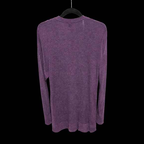 A.N.D. | Everyday Soft Knit Open Front Cardigan | Purple | XL - Picture 4 of 4